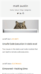 Mobile Screenshot of maustin.net